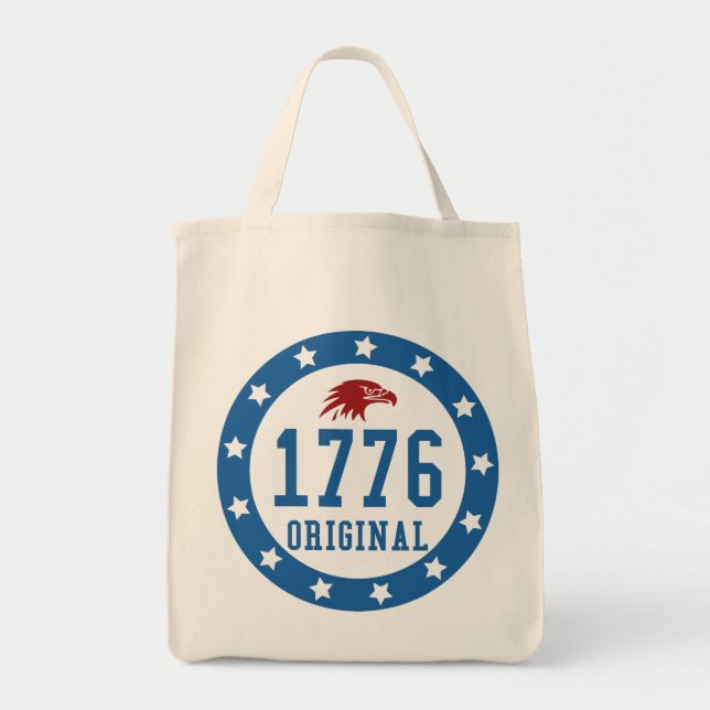 1776 Original 4 juli-märke Tygkasse (Framsidan)