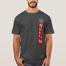 1776 Patriotic Cutout T Shirt