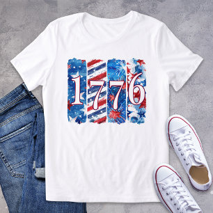 1776 Patriotic Paint Swipe Shirt T