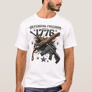 1776 Patriotiskt Frihet Americana Grafisk T Shirt