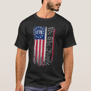 1776 People Betsy Ross 4:e juli Amerika T Shirt