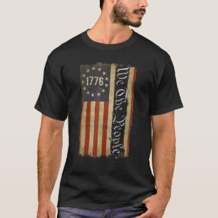 1776 People Betsy Ross 4:e juli Amerika T Shirt