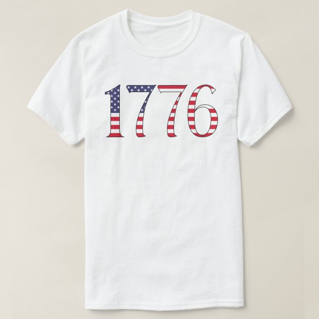 1776 T SHIRT (Design framsida)