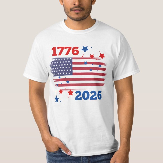 1776 till 2026 t shirt (Framsida)