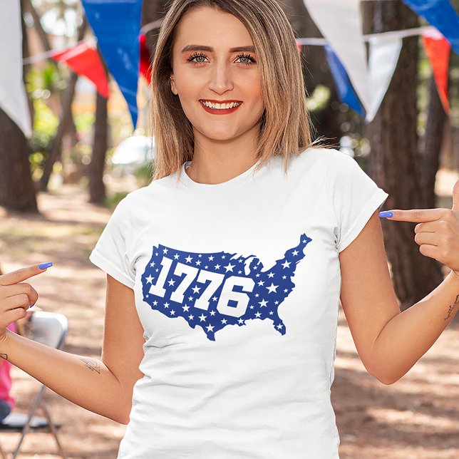 1776 United Stater 4:e juli Unisex T Shirt (Skapare uppladdad)