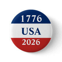1776 USA 2026 Röd Vit och Blå Patriotisk