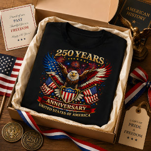 1776 Vi Folket Amerikansk Flagga 250-årsjubileum T Shirt