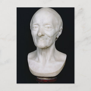 1778, Bust of Voltaire utan hans vinter Vykort