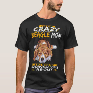 177 jag är Crazy Beagle Mamma T Shirt