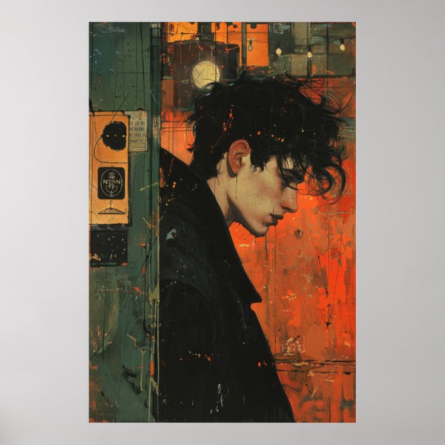 1783: En vacker målning av Egon Schiele Poster (Framsidan)