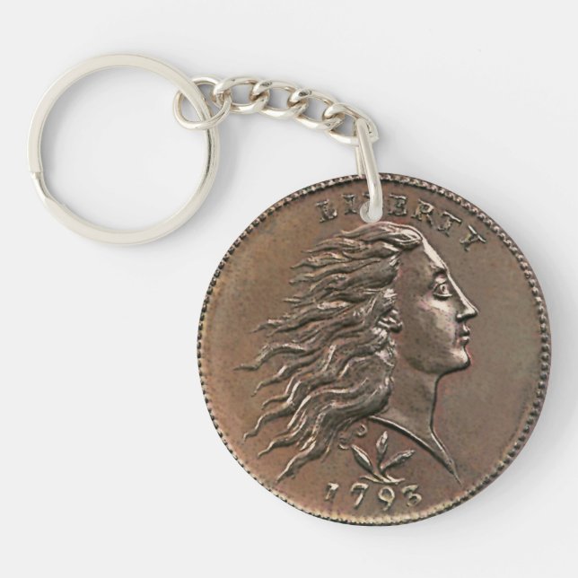 1793 amerikanska penny (Framsidan)