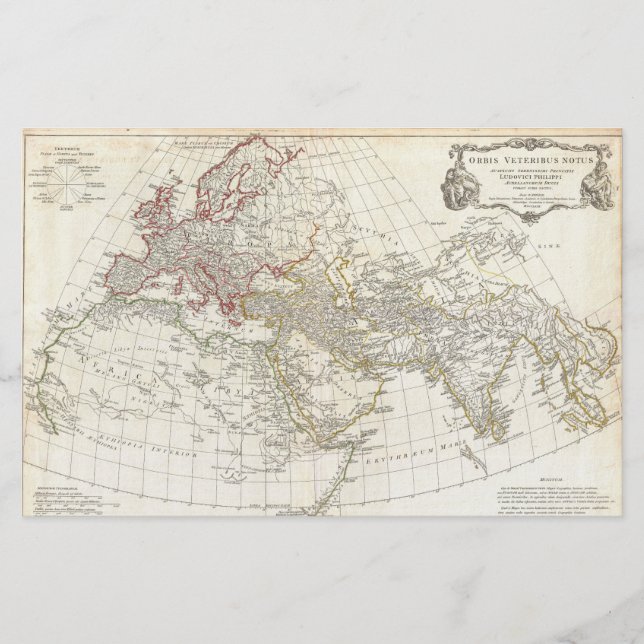 1794 Anville Karta i antikens värld (Framsida)