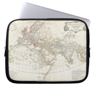 1794 Anville karta över den antika världen Laptop Sleeve