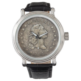 1794 Flowing Hair Silver Dollar - Se Armbandsur