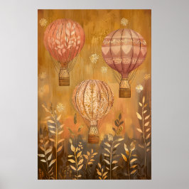 1794 Flytande Luftballonger Poster