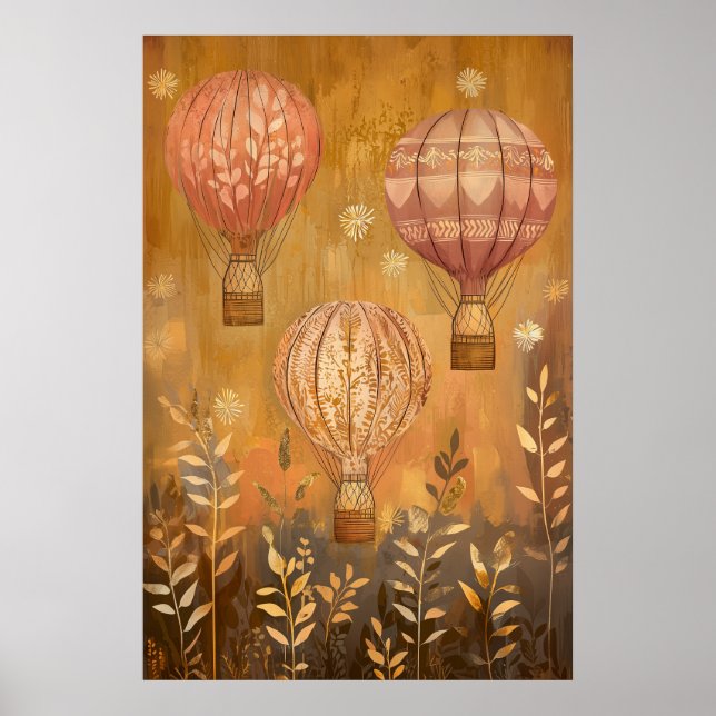 1794 Flytande Luftballonger Poster (Framsidan)