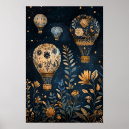 1795 Flytande Luftballonger Poster