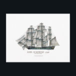 1796 HMS-konst Vykort<br><div class="desc">HMS-Surprisea klassisk design från maritim konstnär Tony Fernandes som skildrar det berömd fartyget

Tack för att du kan handla med uswww.tonyfernandes.co.uk</div>