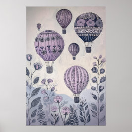 1797 Flytande Luftballonger Poster