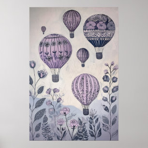 1797 Flytande Luftballonger Poster