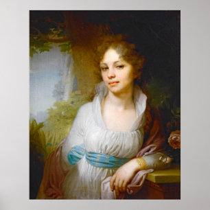 1797 - Porträtt i M.I.Lopukhina Poster