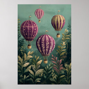 1799 Flytande Luftballonger Poster