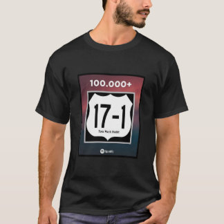 17-1 100 000 strömmar på T-Shirt