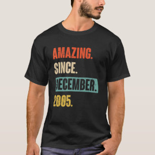 17 Ålder 17:e födelsedagen Fantastisk sedan den 2  T Shirt