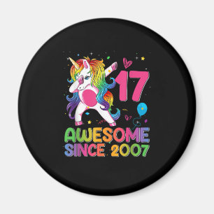 17 år gammal Fantastisk sedan 2007 17:e födelsedag Magnet