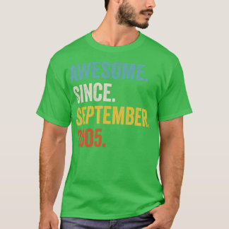 17 år gammal Fantastisk sedan september 2005 17:e  T Shirt