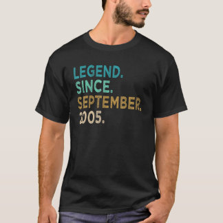 17 år gammal Fantastisk sedan september 2005 17:e T Shirt