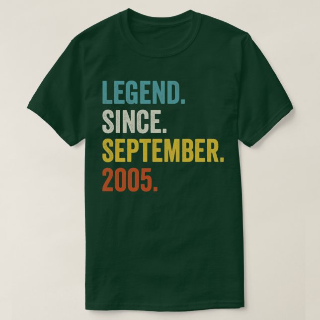 17 år gammal förklaring sedan september 2005 17:e  t shirt (Design framsida)