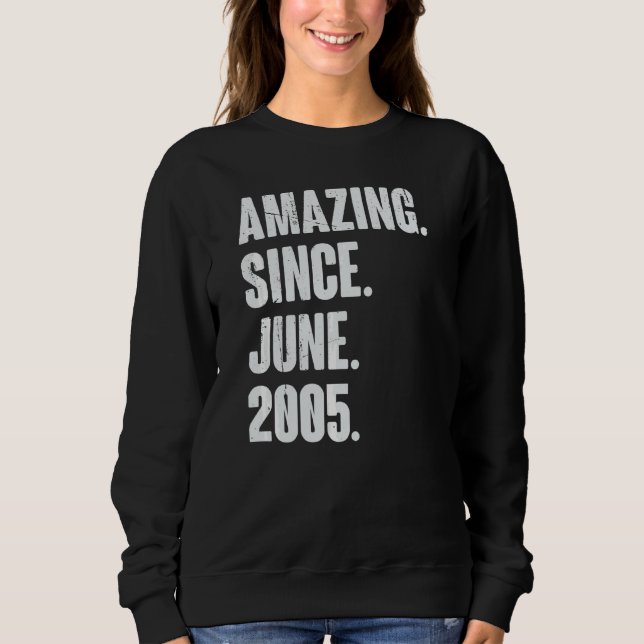 17-årig 17:e Fantastisk sedan juni 2007 T Shirt (Framsida)