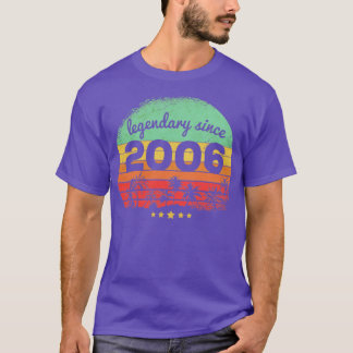 17 års ålder sedan 2006 17:e födelsedagen 1 t shirt