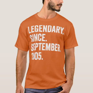 17 års ålder sedan september 2005 17th B T Shirt