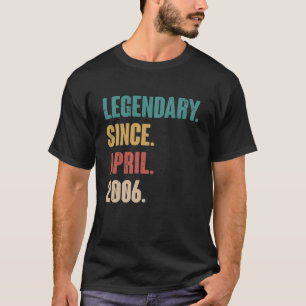 17 ÅRS ÅLDER Vintage 2006 Födelsedag 17:e deco T Shirt