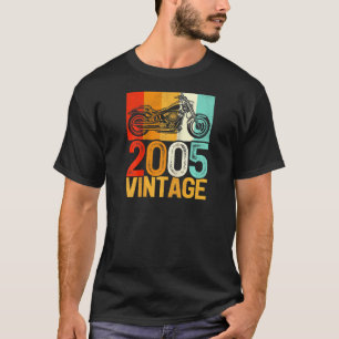 17 års gammal Vintage för motorcykel i retro 2005 T Shirt