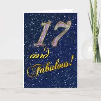 17-årsdag för någon Fabulous Kort