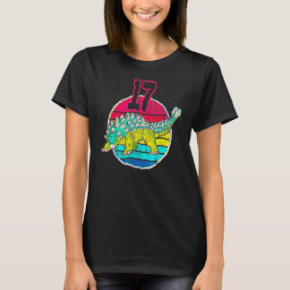 17-årsdag Jag Ankylosaurus Magniventris Familj T Shirt