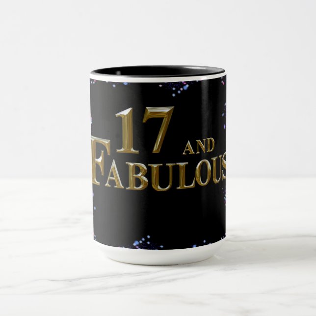 17-årsdag  mugg (Center)