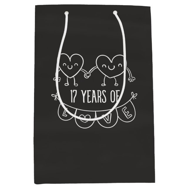 17-årsjubiléet Gift Chalk Hearts (Framsidan)