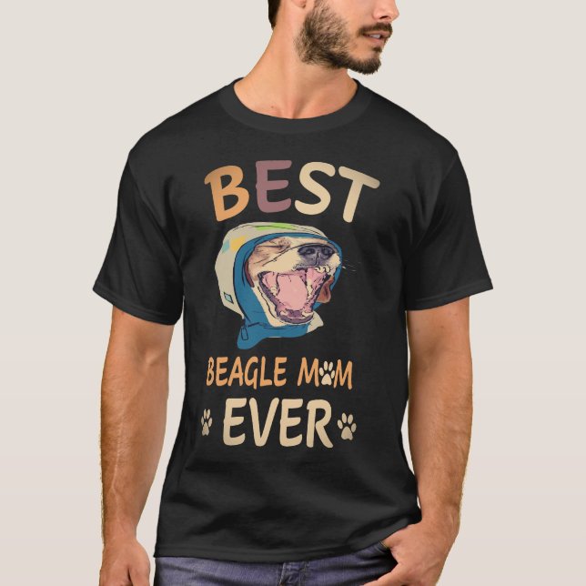 17 Bästa Beagle Mamma Någonsin Beagle T Shirt (Framsida)