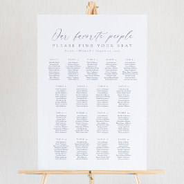 17 Bord Vår Favoritpersoners Placeringsplan Poster