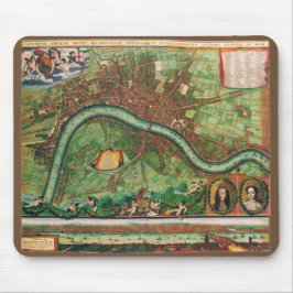 17 Century Antique London Street Karta Musmatta