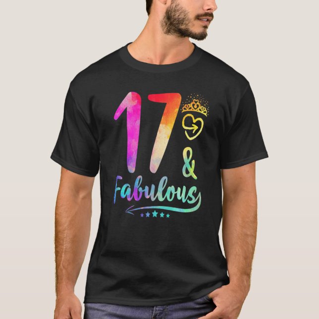 17:e 17:2005 Födelsedag 2021 Tonåring flickors sys T Shirt (Framsida)