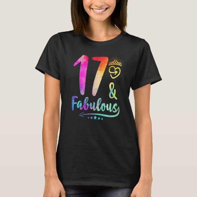 17:e 17:2005 Födelsedag 2021 Tonåring flickors sys T Shirt (Framsida)