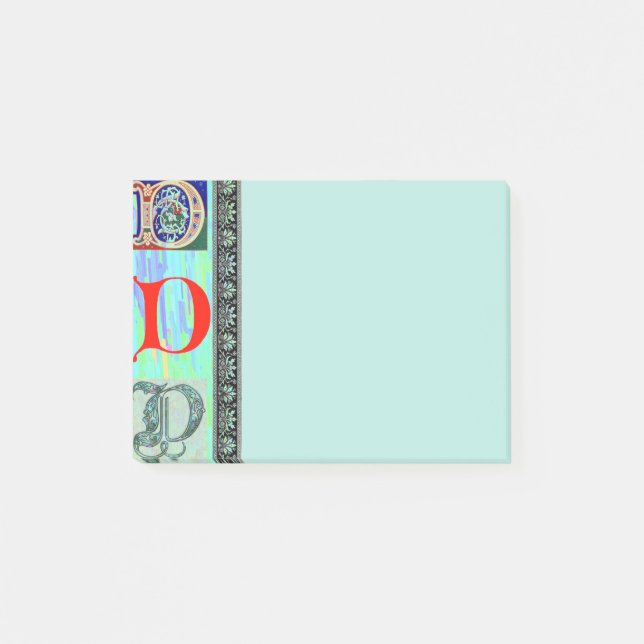 17:e århundradet Brev D Post-it Block (Framsida)