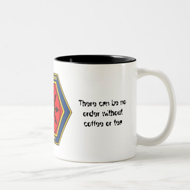 17:e BDE Kaffe/Te Två-Tonad Mugg (Höger)