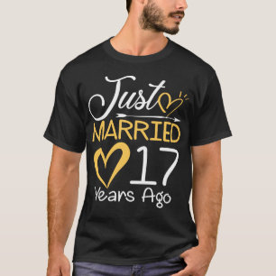 17:e Bröllop-årsdagen Ny gifta 17 år T Shirt