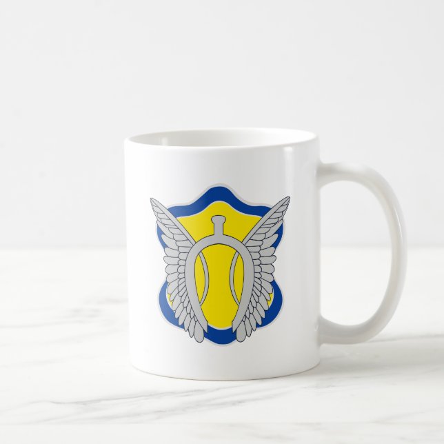 17:e Cavalry Regiment Färg-plåster Kaffemugg (Höger)